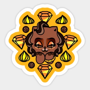 Chocolate N Peanut Butter Sticker